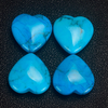 20mm 30mm 35mm Turquoise Heart Shape Gemstone Beads Natural Turquoise Crystal Hearts