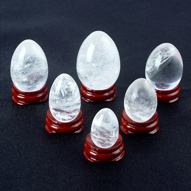Undrilled Rock Quartz Jade Yoni Eggs Massage Stones to Train Pelvic Muscles Kegel Exercise