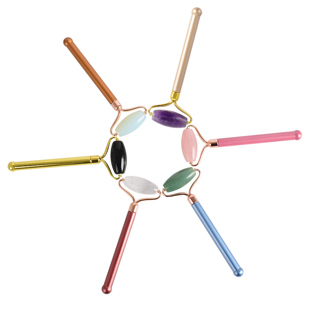 Single-end Green Aventurine Roller Wholesale Leading Face Roller Manufacturer