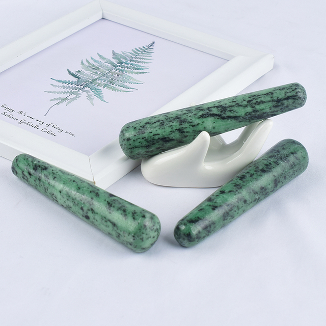 Natural Ruby Zoisite Wand Massage Wand for Acupuncture Therapy Stick 