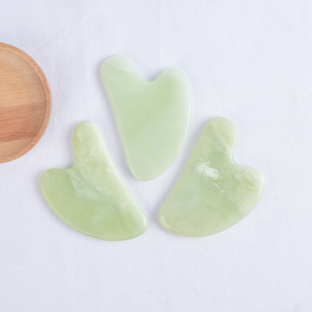  Gua Sha Facial Massage Tool Natural Xiuyan Jade Scraping board Body Scraper Crystal Scratching 