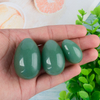 Undrilled Green Aventurine Yoni Eggs Massage Jade egg to Train Pelvic Muscles Kegel Exercise