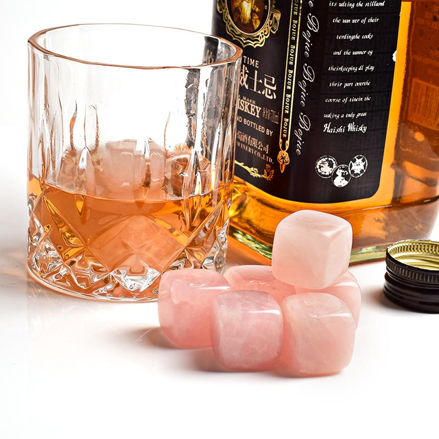 Natural Semi-precious Whiskey Stones Cube Chilling Whisky Ice Stone