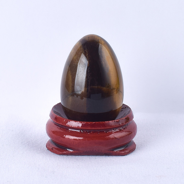 Undrilled Tiger Eye Yoni Eggs Massage Jade egg to Train Pelvic Muscles Kegel Exercise