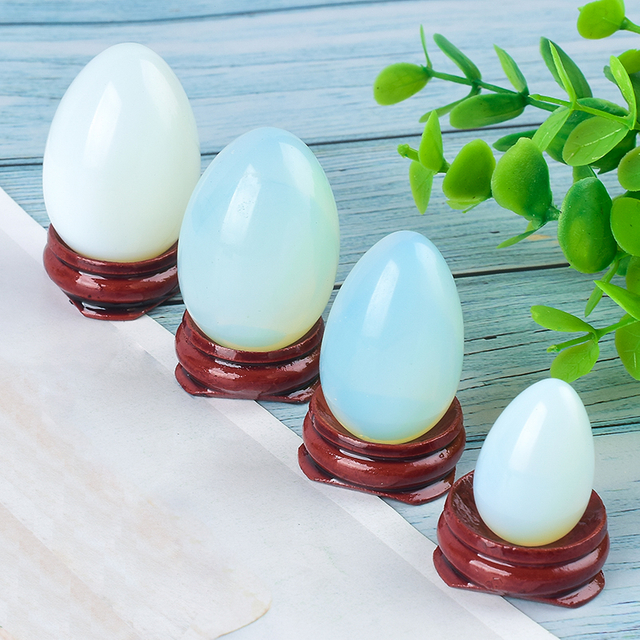 Undrilled Opilate Stone Yoni Eggs Massage Jade egg to Train Pelvic Muscles Kegel Exercise