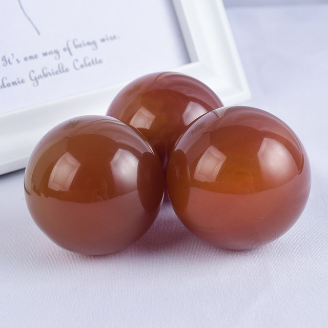 Natural Carnelian Stone Crystal Ball Sphere 