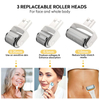 New Skin Derma Roller 540 Micro Needles Electric LED Light Microneedling Dermaroller Facial Dermarolling With Three Replaceable Heads (Set)