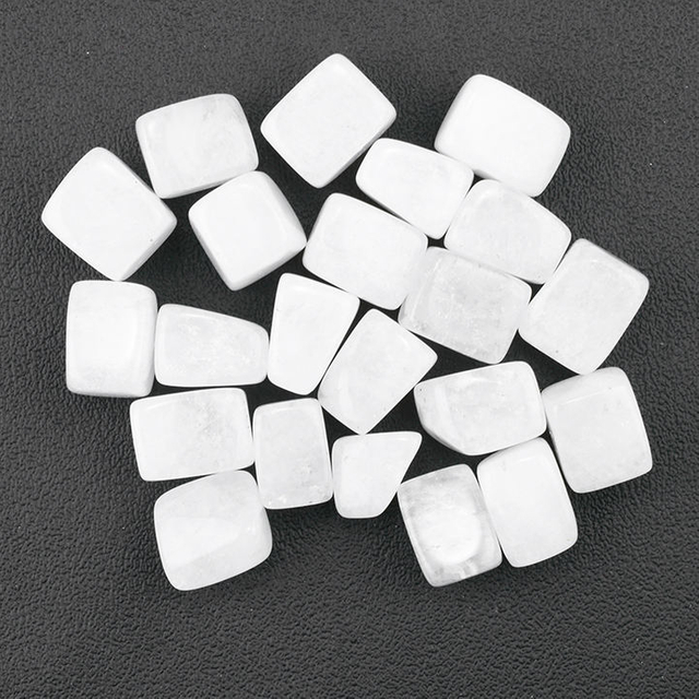 Factory Direct Wholesale Quartz Tumbled Stone Custom Natural Healing Energy Tumbled Stones Crystal Tumbled Stone (1 KG)