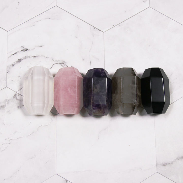 High Quality Crystal Straw Sale Natural Gemstone Straw Rose Quartz Amethyst Crystal Sucker for Health Drinking