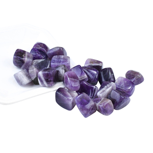 Bulk Wholesale Tumbled Stones Natural Amethyst Healing Crystal Stones For Home Decoration (1 KG)