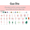 N-Shaped Rose Quartz Gua Sha Scraping Massage Tool, Natural Rose Quartz Guasha Board for SPA Acupuncture Treatment, Reducing Neck and Muscle Pain
