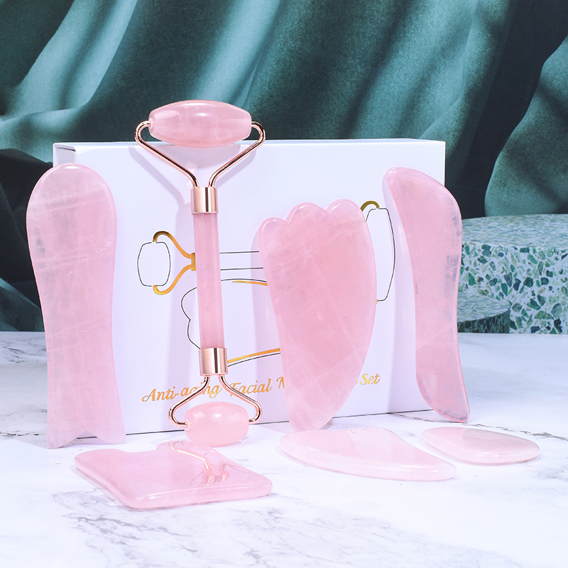 the customized of jade roller and gua sha